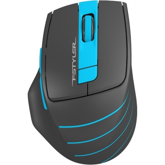 Мышь A4TECH BLOODY FSTYLER FG30S оптическая беспроводная USB серо-синяя FG30S BLUE Мышь A4TECH BLOODY FSTYLER FG30S оптическая беспроводная USB серо-синяя FG30S BLUE