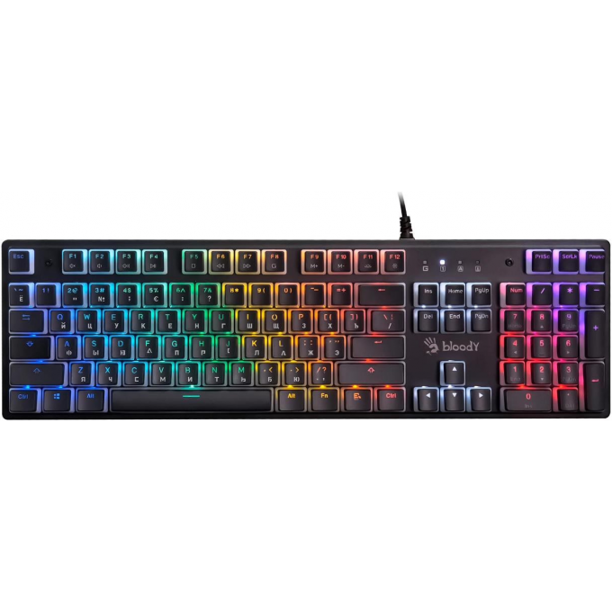 Клавиатура A4TECH BLOODY S510RP механическая черный USB for gamer LED () S510RP PUDDING BLACK/BLMS RED Клавиатура A4TECH BLOODY S510RP механическая черный USB for gamer LED () S510RP PUDDING BLACK/BLMS RED