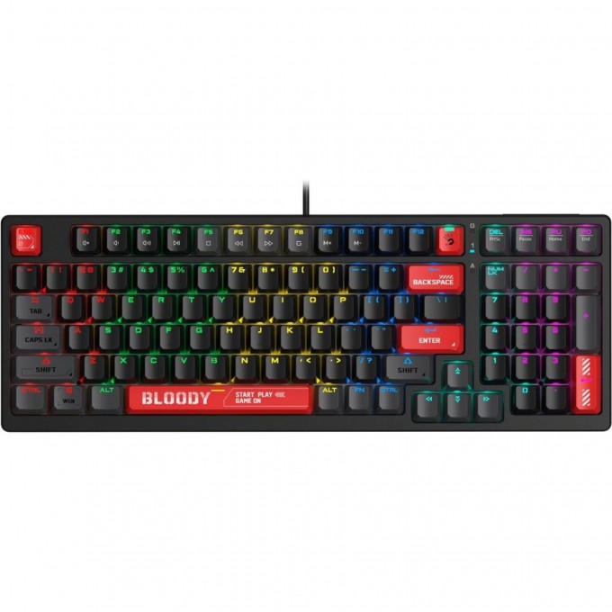Клавиатура A4TECH BLOODY S98 USB FOR GAMER LED механическая красный S98 RED Клавиатура A4TECH BLOODY S98 USB FOR GAMER LED механическая красный S98 RED