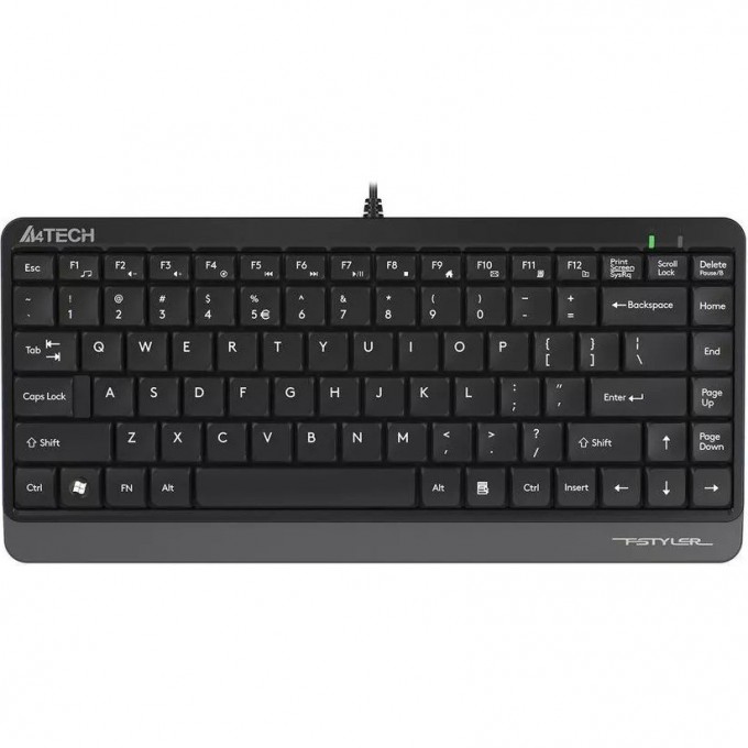 Клавиатура A4TECH FSTYLER FK11 USB черно-серая FK11 USB (GREY) Клавиатура A4TECH FSTYLER FK11 USB черно-серая FK11 USB (GREY)