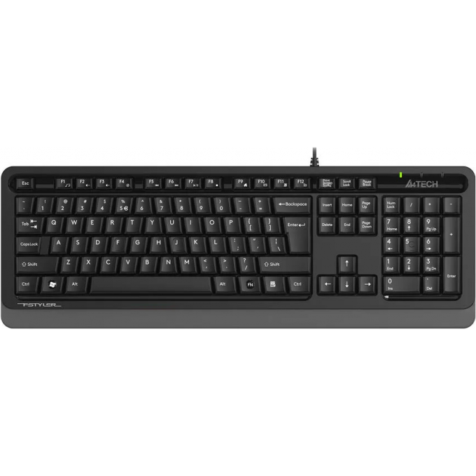 Клавиатура A4TECH FSTYLER FKS10 USB черно-серая FKS10 GREY Клавиатура A4TECH FSTYLER FKS10 USB черно-серая FKS10 GREY