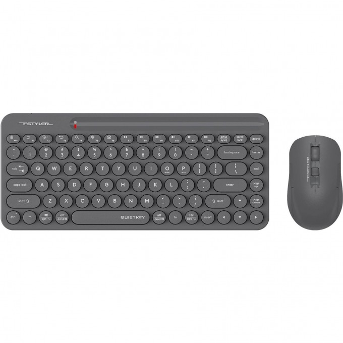 Клавиатура + мышьA4TECH FSTYLER MULTIMEDIA USB беспроводная slim серый FG3200 AIR Клавиатура + мышьA4TECH FSTYLER MULTIMEDIA USB беспроводная slim серый FG3200 AIR