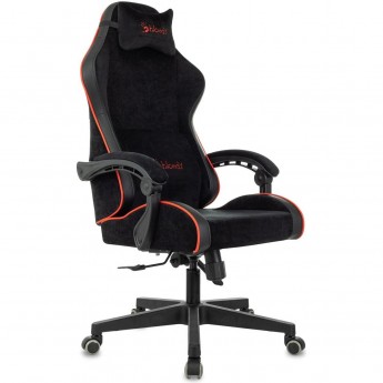 Кресло игровое A4TECH BLOODY GC-670 черный сиденье черный ткань/эко.кожа с подголовником крестовина пластик черный пластик черный Кресло игровое A4TECH BLOODY GC-670 черный сиденье черный ткань/эко.кожа с подголовником крестовина пластик черный пластик черный