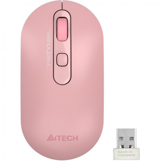 Мышь A4TECH BLOODY FSTYLER FG20S оптическая беспроводная USB для ноутбука розовая FG20S PINK Мышь A4TECH BLOODY FSTYLER FG20S оптическая беспроводная USB для ноутбука розовая FG20S PINK