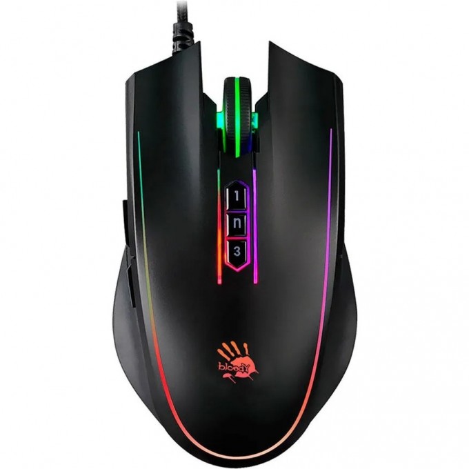 Мышь A4TECH BLOODY P81S CURVE оптическая USB черный P81S CURVE ACTIVATED Мышь A4TECH BLOODY P81S CURVE оптическая USB черный P81S CURVE ACTIVATED