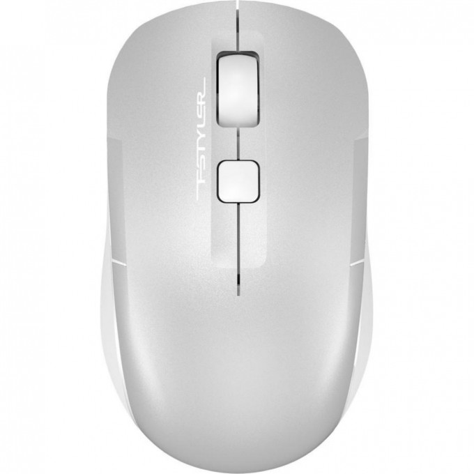Мышь A4TECH FSTYLER FB26CS AIR оптическая беспроводная для ноутбука 2000dpi BT/Radio USB серебристый/белый FB26CS AIR ICY WHITE Мышь A4TECH FSTYLER FB26CS AIR оптическая беспроводная для ноутбука 2000dpi BT/Radio USB серебристый/белый FB26CS AIR ICY WHITE