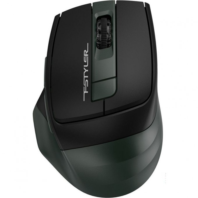 Мышь A4TECH FSTYLER FB35S USB беспроводная оптическая 2000dpi silent для ноутбука темно-зеленый/черный FB35S USB MIDNIGHT GREEN Мышь A4TECH FSTYLER FB35S USB беспроводная оптическая 2000dpi silent для ноутбука темно-зеленый/черный FB35S USB MIDNIGHT GREEN