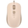 Мышь A4TECH FSTYLER FM26S для ноутбука оптическая BT/Radio USB 2000dpi silent бежевый/коричневый FM26S USB (CAFE LATTE)