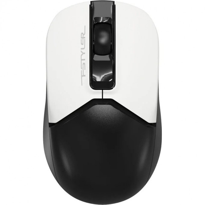 Мышь A4TECH FSTYLER оптическая беспроводная USB бело-черный FG12S PANDA Мышь A4TECH FSTYLER оптическая беспроводная USB бело-черный FG12S PANDA